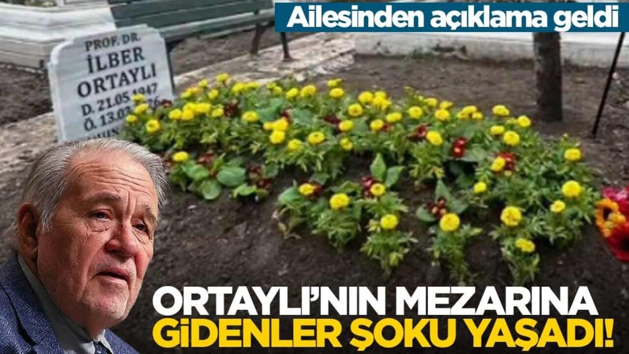İlber Ortaylı’nın kabrini ziyarete gidenler şoku yaşadı! Ailesinden açıklama geldi