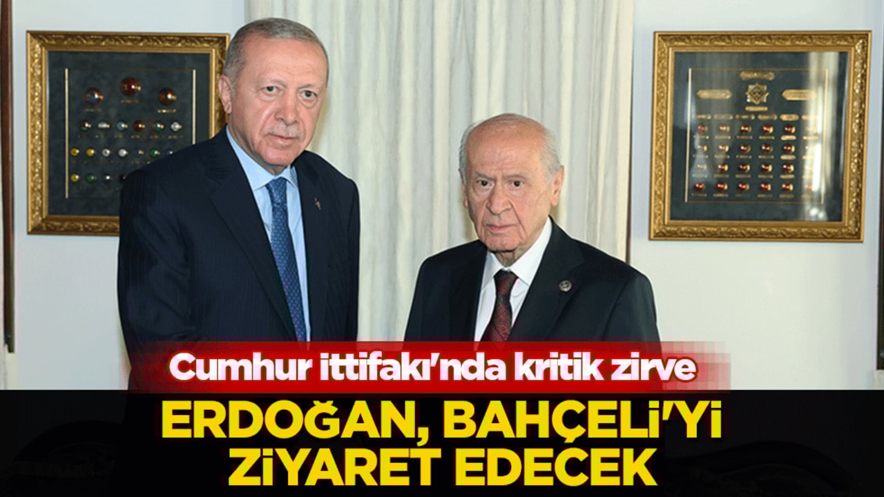 İletişim Başkanı duyurdu: Erdoğan, MHP Lideri Bahçeli ile Ankara'daki konutunda bir araya gelecek