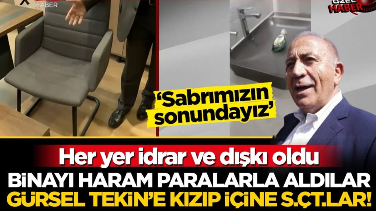İmamoğlu tayfası çıldırdı! Binayı haram paralarla aldılar, Gürsel Tekin’e kızıp içine s.çt.lar!