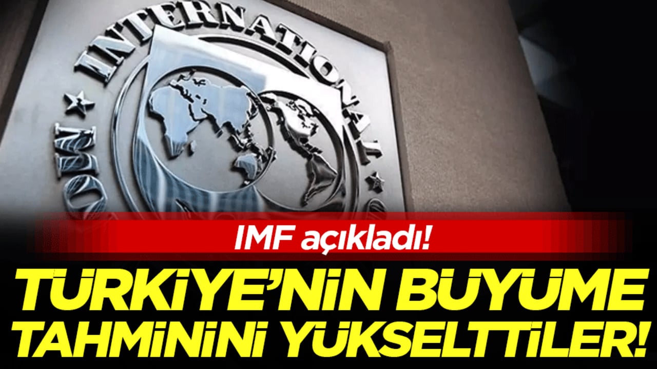 IMF'den açıklama: Türkiye'nin büyüme tahminini yükselttiler!