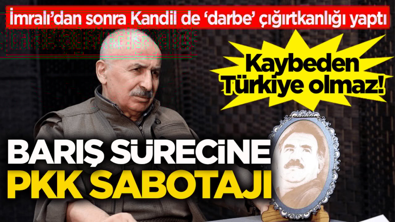 İmralı’dan sonra Kandil de ‘darbe’ çığırtkanlığı yaptı! Barış sürecine PKK sabotajı