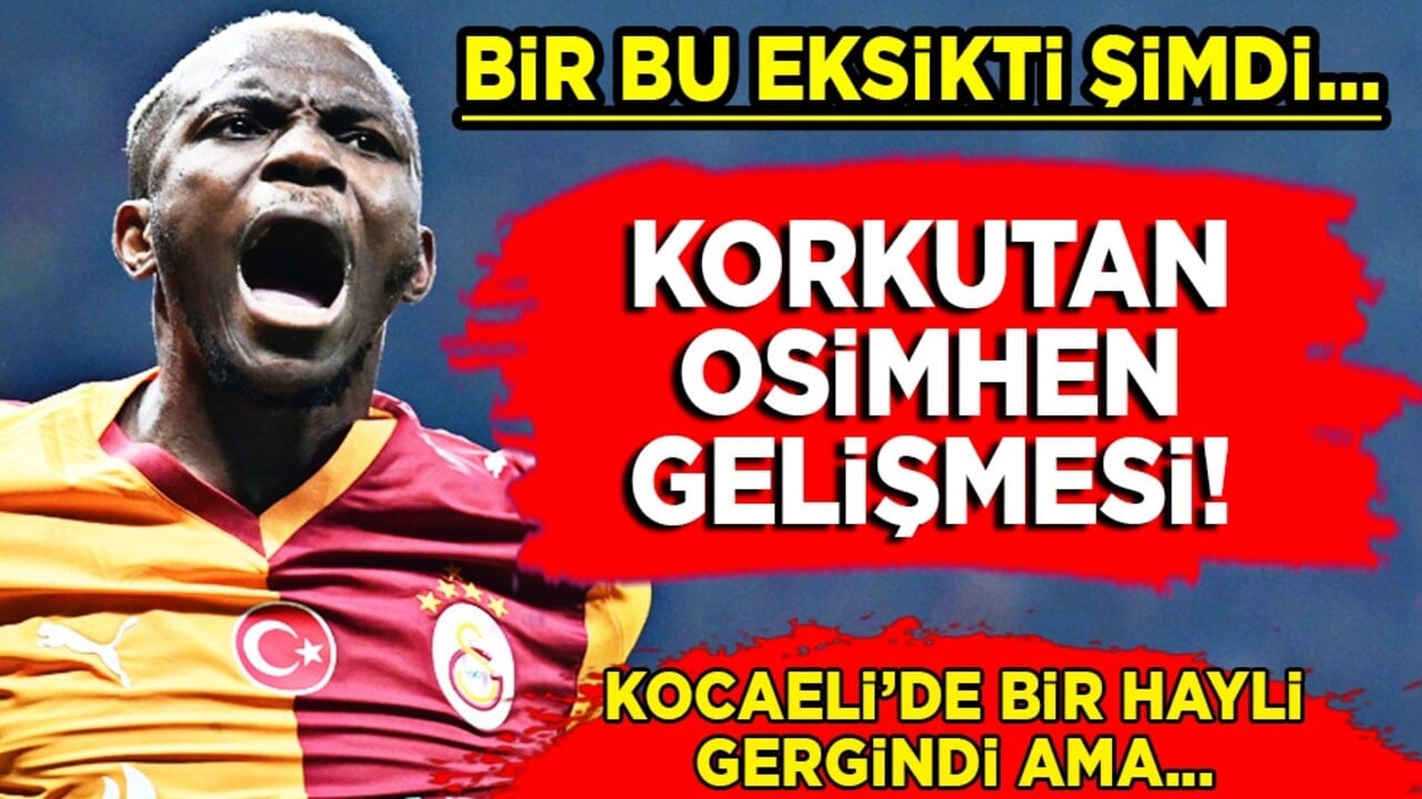 İngilizler duyurdu yine: Galatasaray taraftarlarını endişelendiren Victor Osimhen iddiası!