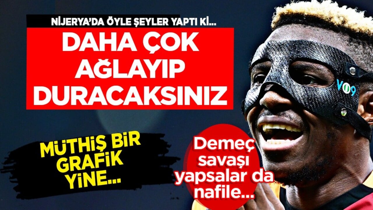 İngilizler'den tepki: Osimhen'e ağlıyorlar! Daha çok ağlayacaksınız efendiler…