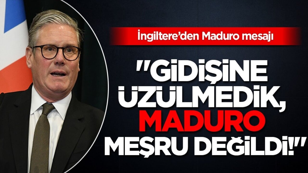 İngiltere Başbakanı Starmer: ABD'nin Venezuela müdahalesine üzülmedik