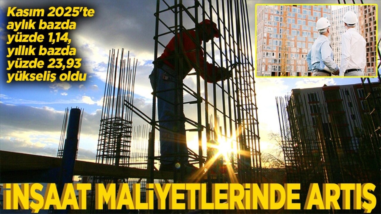 İnşaat maliyetleri arttı
