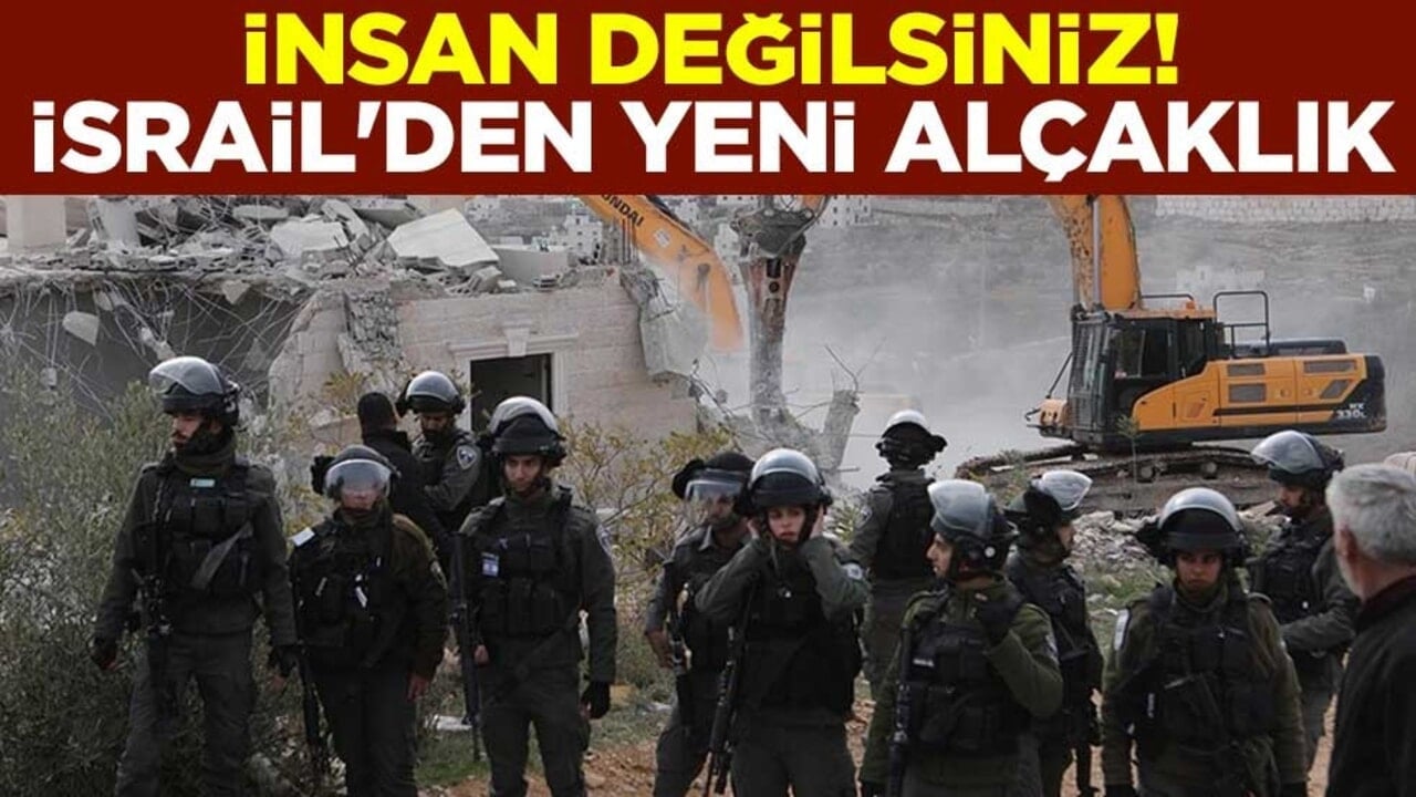 İnsan değilsiniz! İsrail'den yeni alçaklık