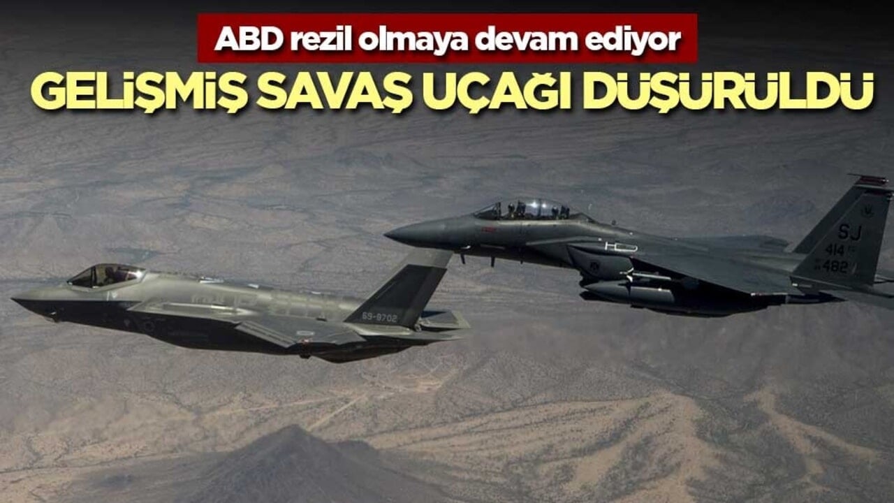 İran ağır bir darbe daha indirdi! Savaş uçağı düşürüldü