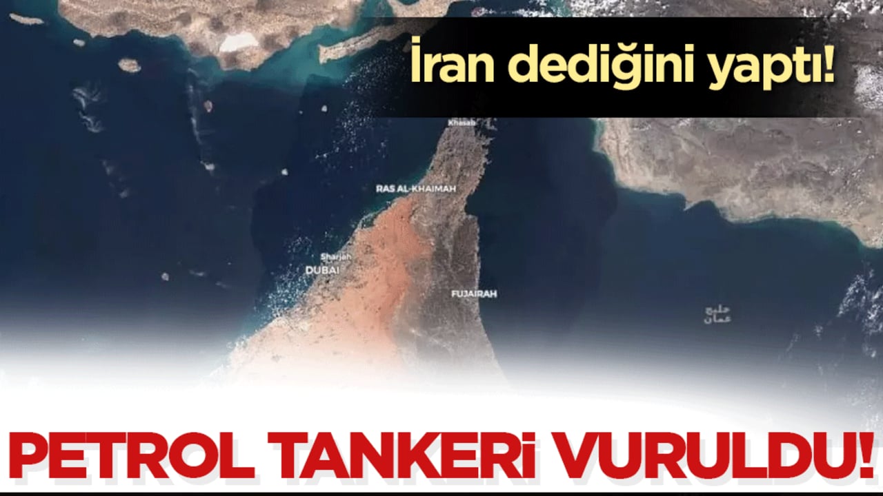 İran dediğini yaptı! Petrol tankeri vuruldu!