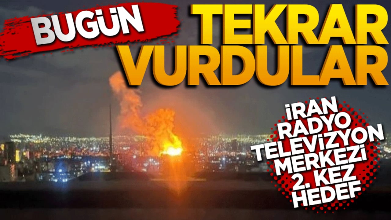 İran Radyo Televizyon merkezi vuruldu