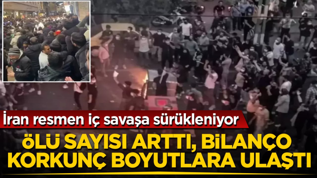 İran resmen iç savaşa sürükleniyor! Ölü sayısı arttı, bilanço korkunç boyutlara ulaştı