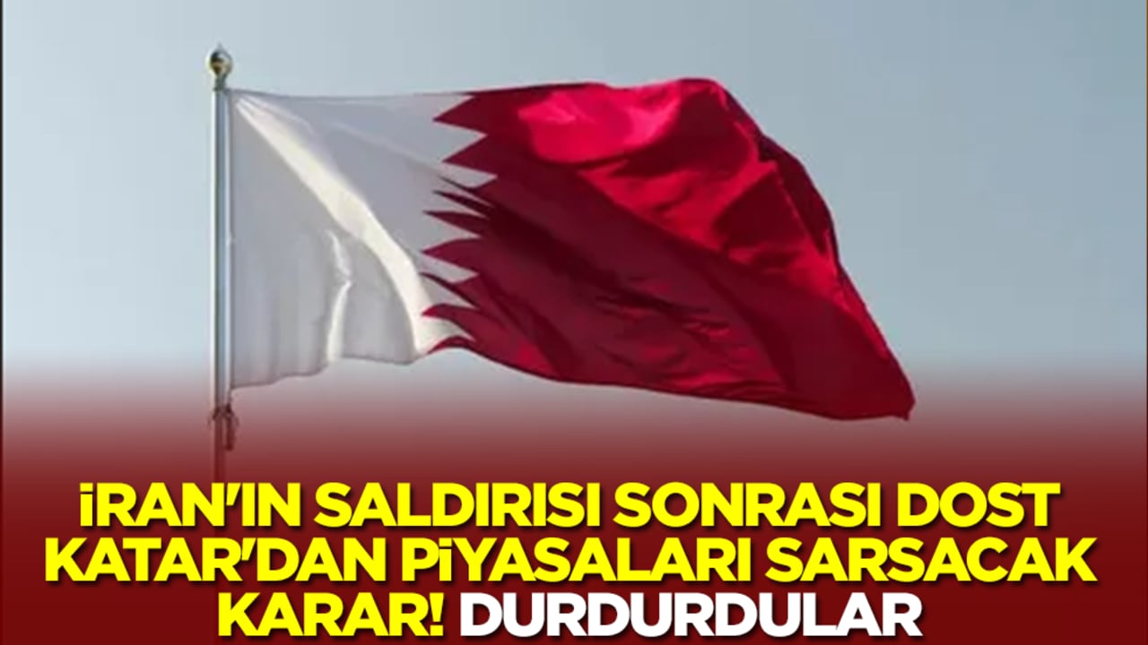 İran saldırdı! Dost Katar gündemi sarsacak kararı 'durdurduk' diyerek duyurdu