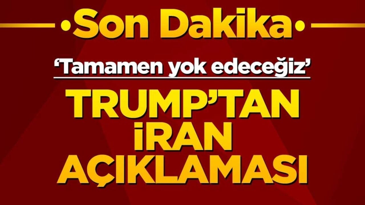 İran savaşı başladı! Trump'tan ilk açıklama geldi