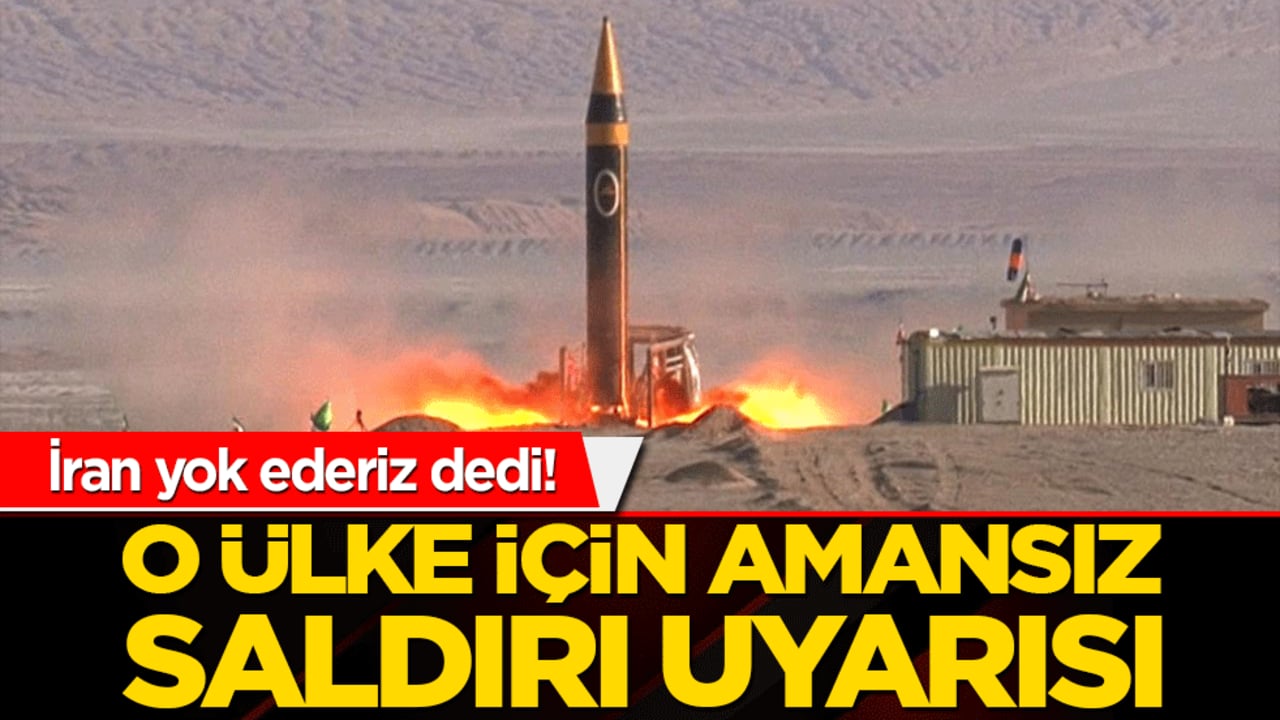 İran yok ederiz dedi! O ülke için amansız saldırı uyarısı!
