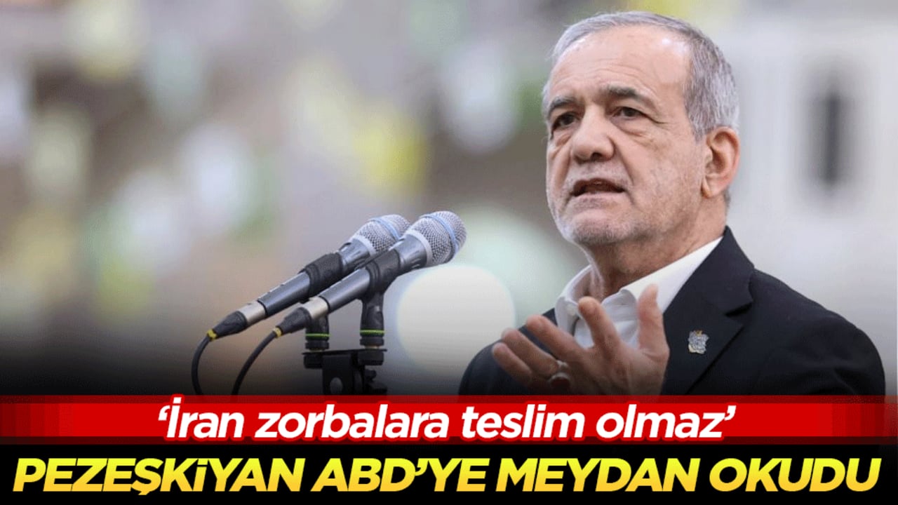 'İran zorbalara teslim olmaz' Pezeşkiyan ABD'ye meydan okudu!