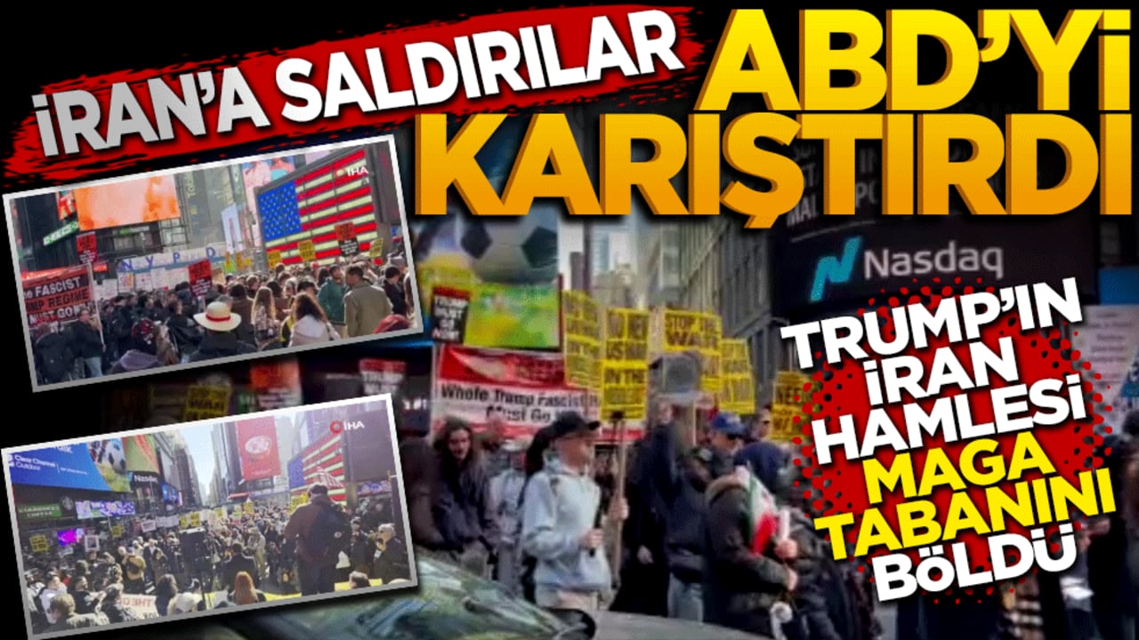 İran’a saldırılar ABD’yi karıştırdı: Trump'ın İran hamlesi MAGA tabanını böldü!