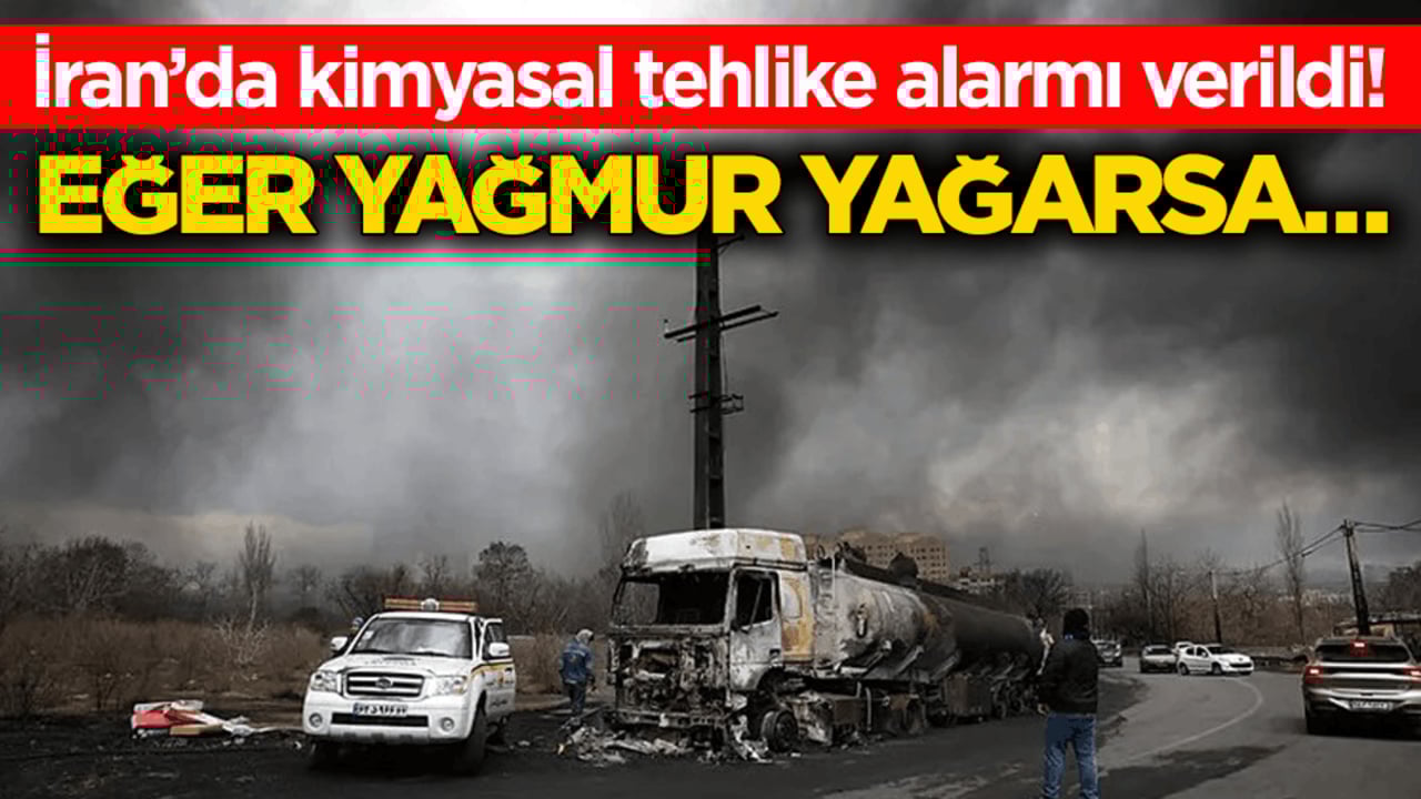 İran’da kimyasal tehlike alarmı verildi! Eğer yağmur yağarsa…