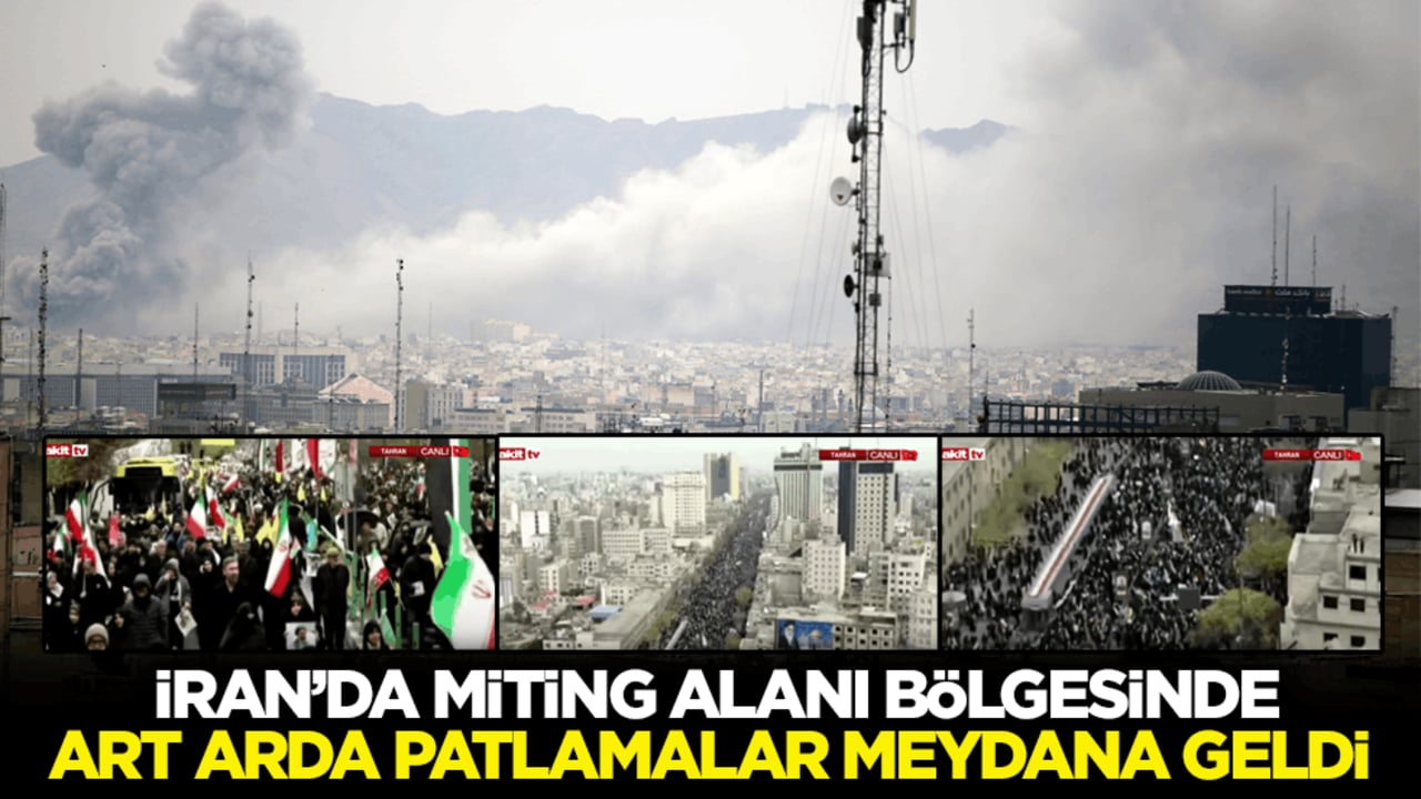 İran’da miting alanı bölgesinde art arda patlamalar meydana geldi
