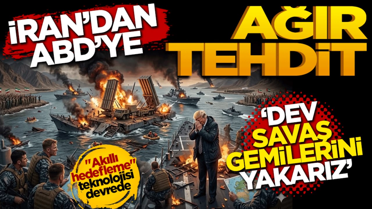 İran’dan ABD’ye ağır tehdit: Dev savaş gemilerini yakarız