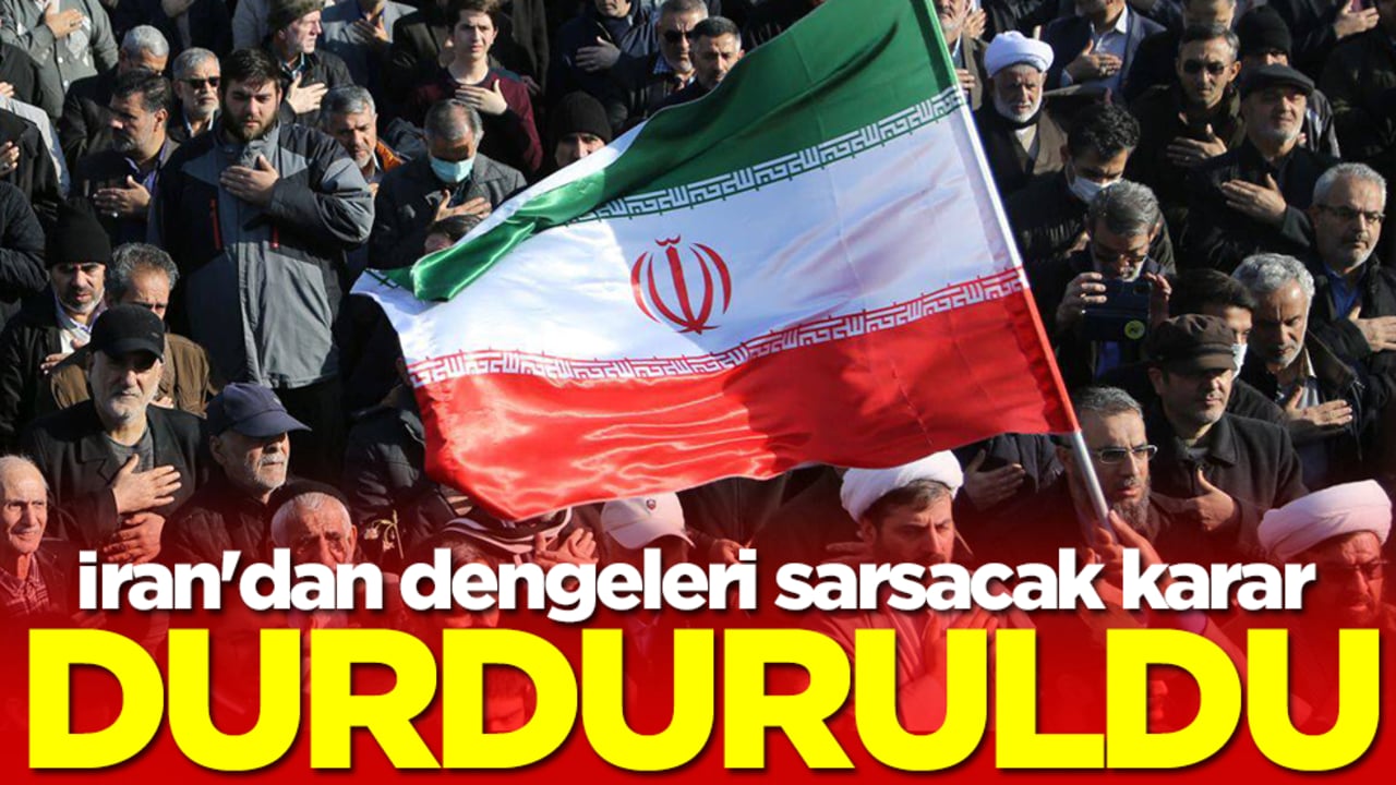 İran'dan dengeleri sarsacak karar: Durduruldu