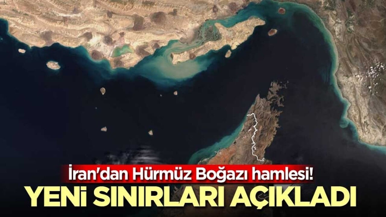 İran'dan Hürmüz Boğazı hamlesi! Yeni sınırları açıkladı