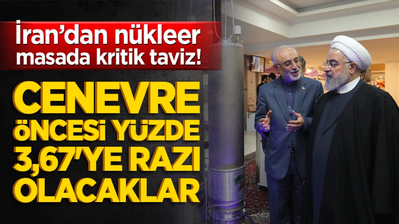 İran’dan nükleer masada kritik taviz! Cenevre öncesi yüzde 3,67'ye razı olacaklar