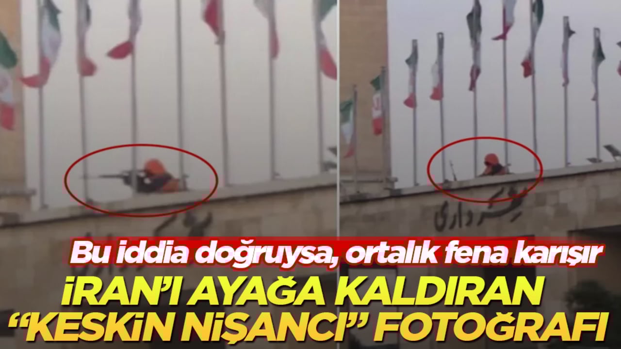 İran’ı ayağa kaldıran "keskin nişancı" fotoğrafı! Bu iddia doğruysa, ortalık fena karışır