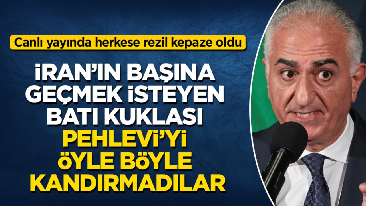 İran’ın başına geçmek isteyen Batı kuklası Pehlevi’yi öyle böyle kandırmadılar! Canlı yayında herkese rezil kepaze oldu
