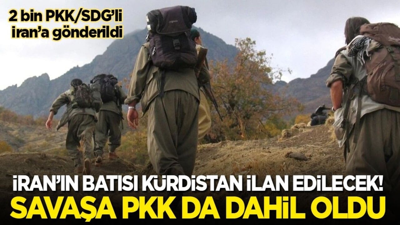 İran’ın batısı Kürdistan ilan edilecek! Savaşa PKK da dahil oldu