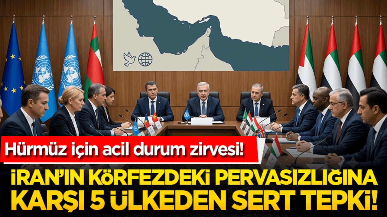 İran’ın körfezdeki pervasızlığına karşı 5 ülkeden sert tepki! Hürmüz için acil durum zirvesi!