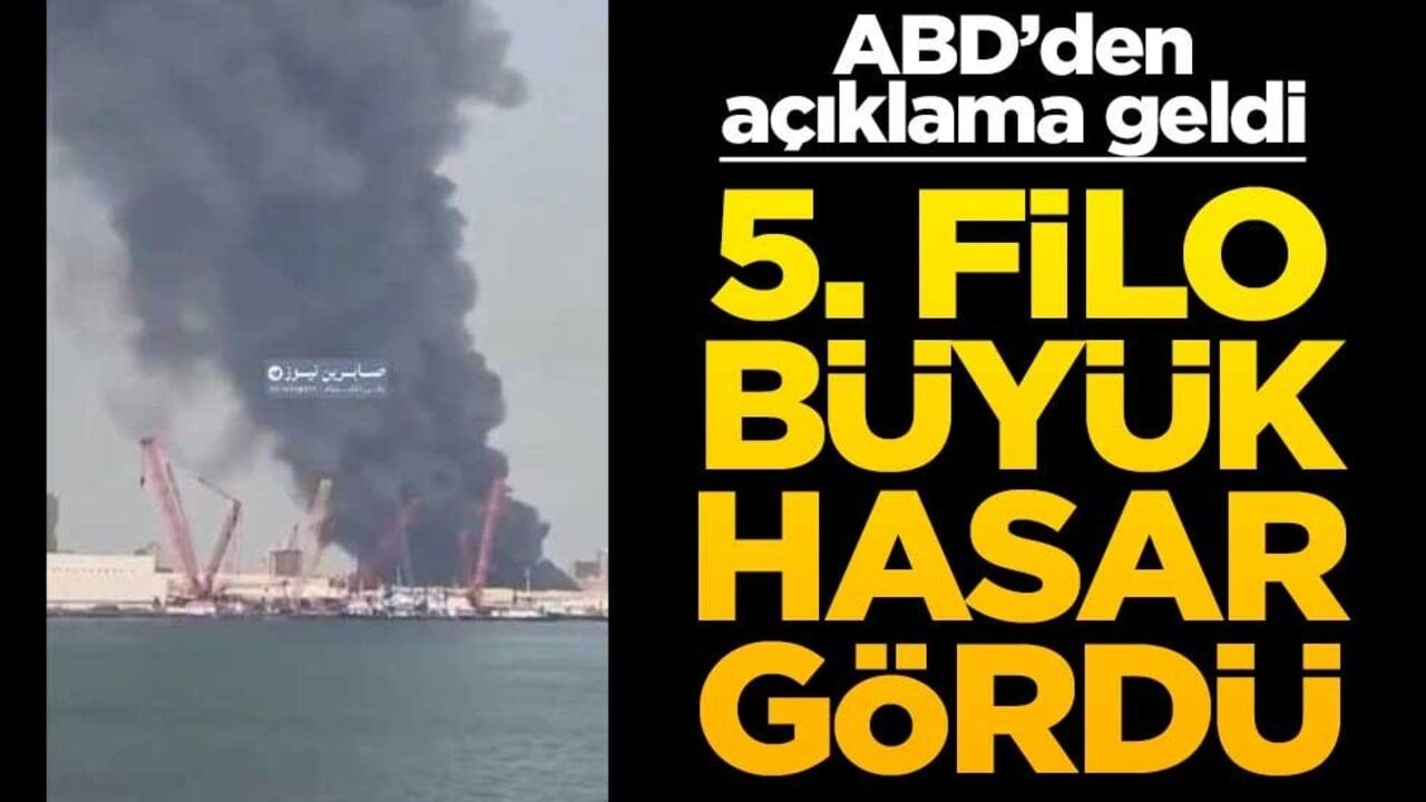 İran'ın misillemesi sonrası ABD'den flaş açıklama: 5. Filo ağır hasar gördü