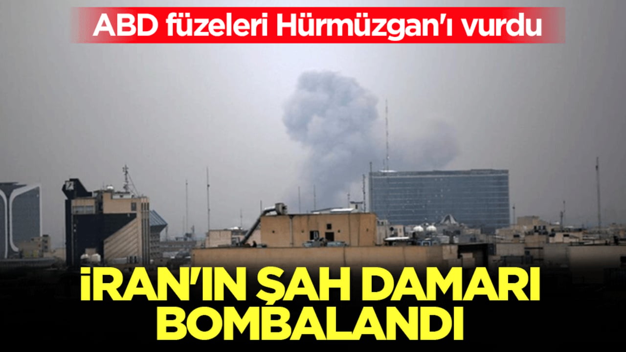 İran'ın şah damarı bombalandı: ABD füzeleri Hürmüzgan'ı vurdu!
