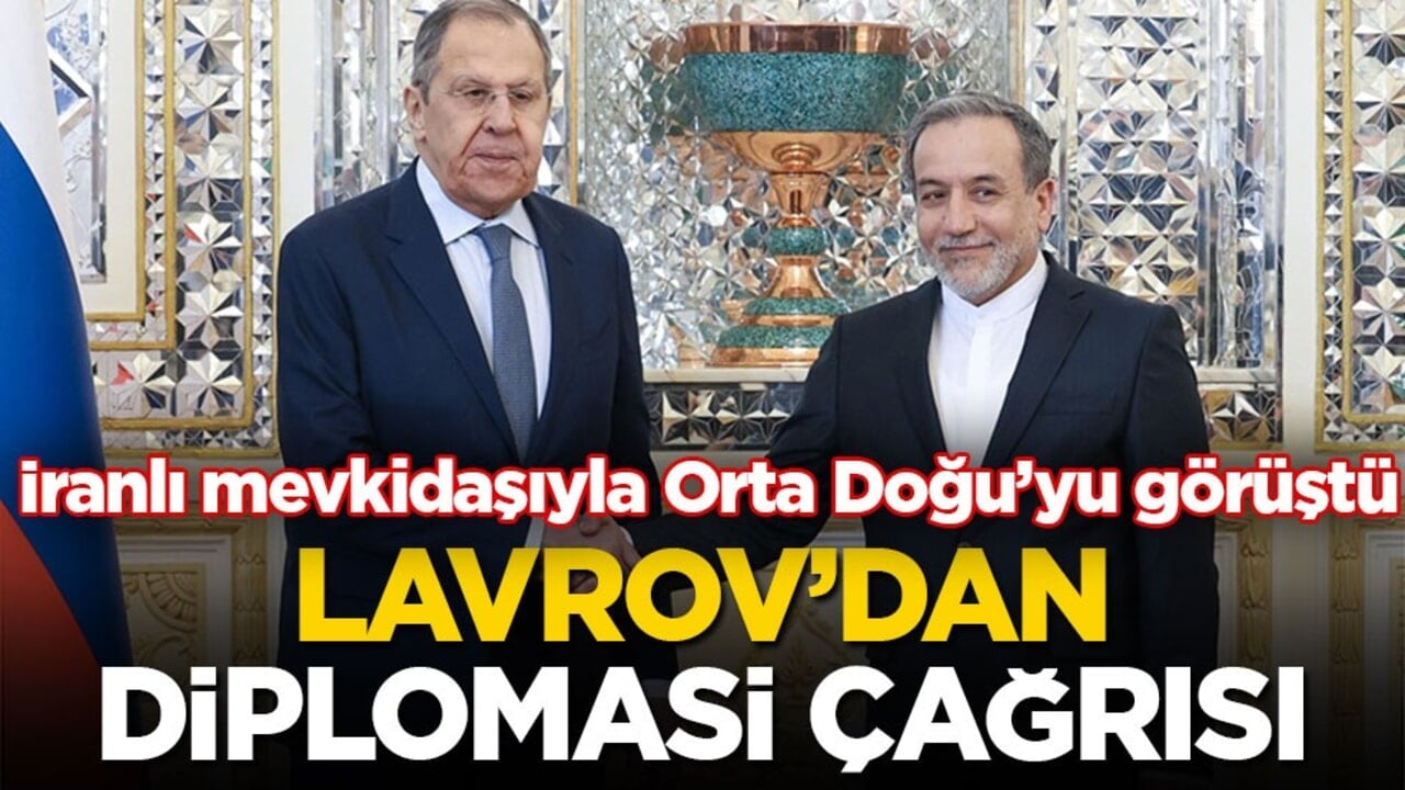 İranlı mevkidaşıyla Orta Doğu’yu görüştü! Lavrov’dan diplomasi çağrısı