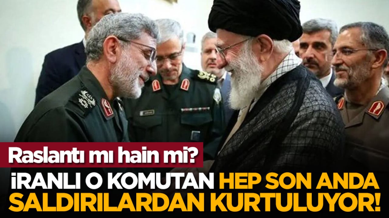 İranlı o komutan hep son anda saldırılardan kurtuluyor! Raslantı mı hain mi?