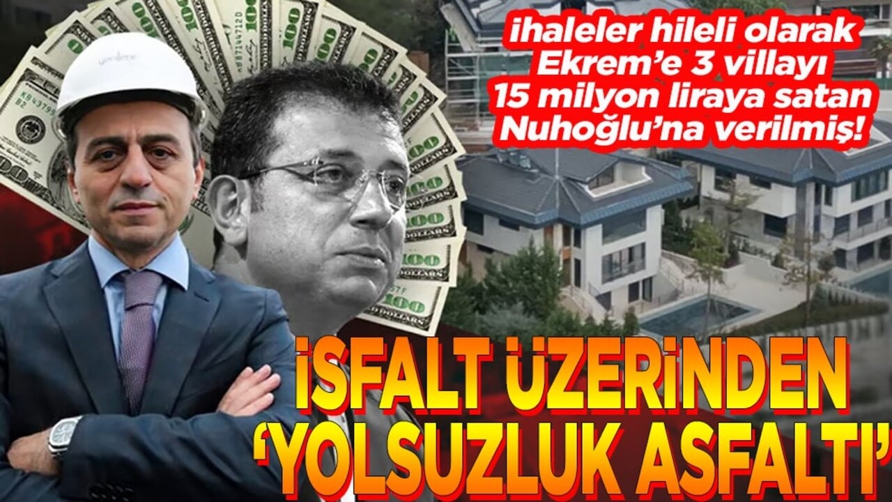 İsfalt üzerinden "Yolsuzluk asfaltı" döşemişler