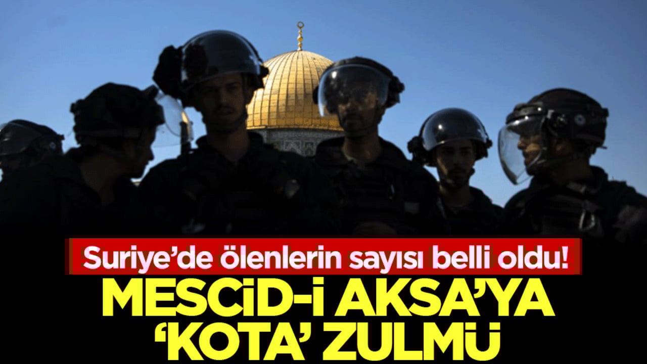 İşgalciden Ramazan’da ibadet prangası! Mescid-i Aksa’ya ‘kota’ zulmü: Siyonist yine engel çıkardı