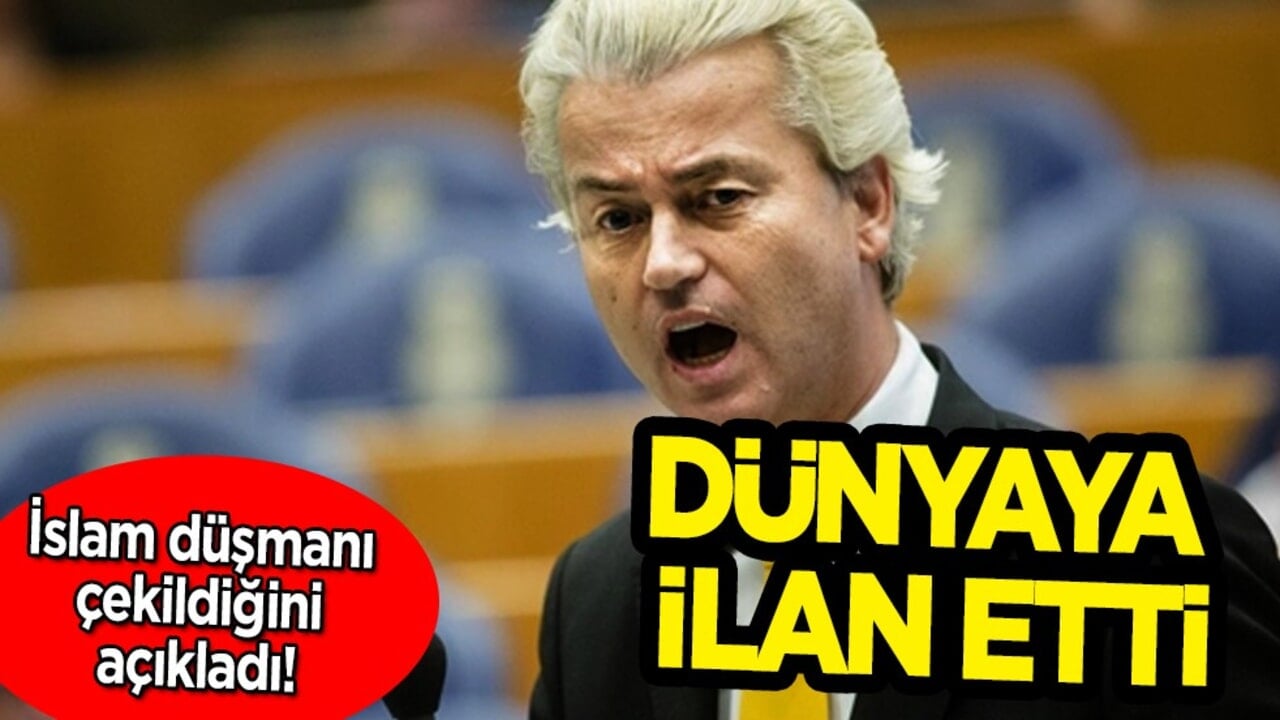 İslam düşmanı Geert Wilders partisini hükümetten çekme kararı aldı! Hükümet şaştı... Hollanda’da koalisyon krizi!
