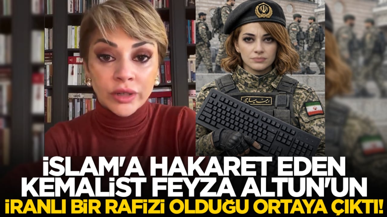 İslam'a hakaret eden Kemalist Feyza Altun'un İranlı Bir Rafizi olduğu ortaya çıktı!