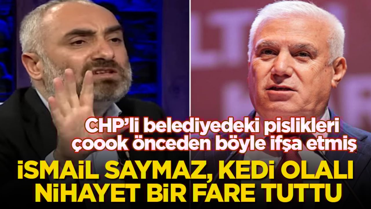 İsmail Saymaz, kedi olalı nihayet bir fare tuttu! CHP’li belediyedeki pislikleri çoook önceden böyle ifşa etmiş