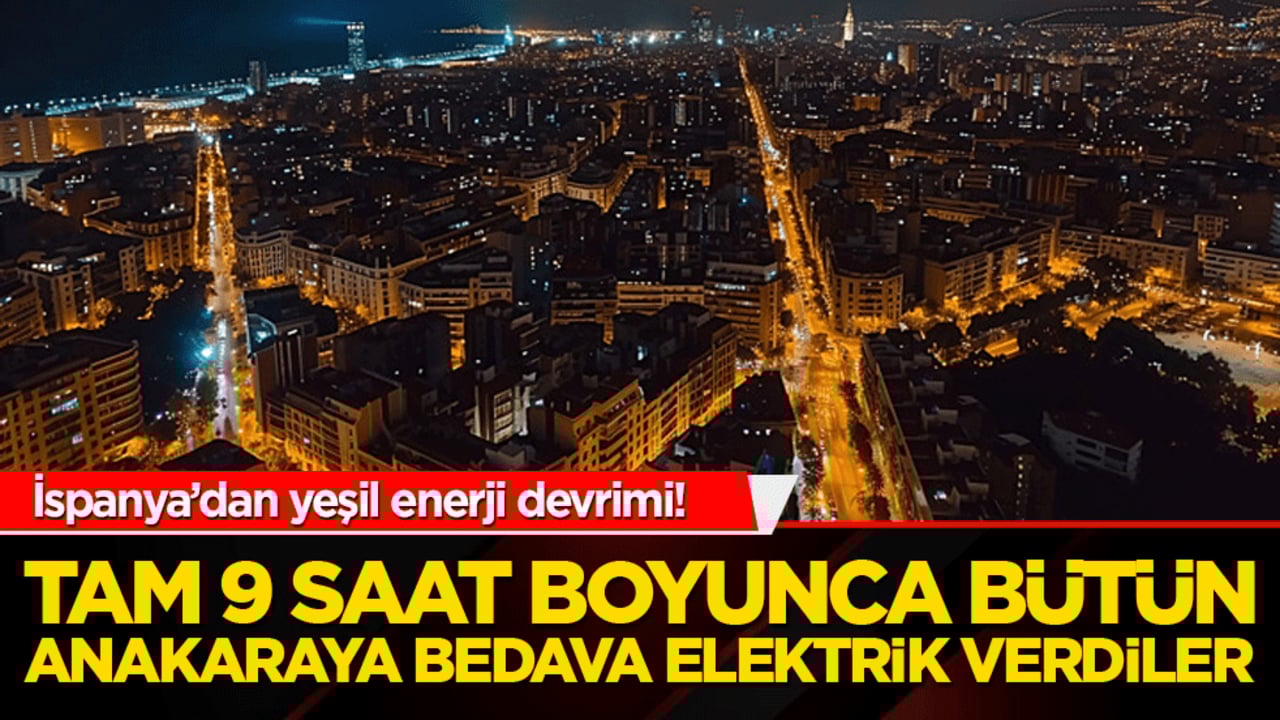 İspanya’dan yeşil enerji devrimi! Tam 9 saat boyunca bütün anakaraya bedava elektrik verdiler