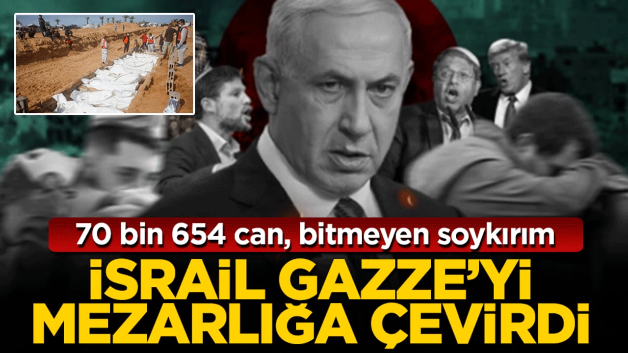 İsrail Gazze’yi mezarlığa çevirdi! Katliamın adı değişmiyor: 70 bin 654 can, bitmeyen soykırım