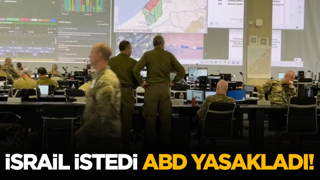 İsrail istedi ABD yasakladı!