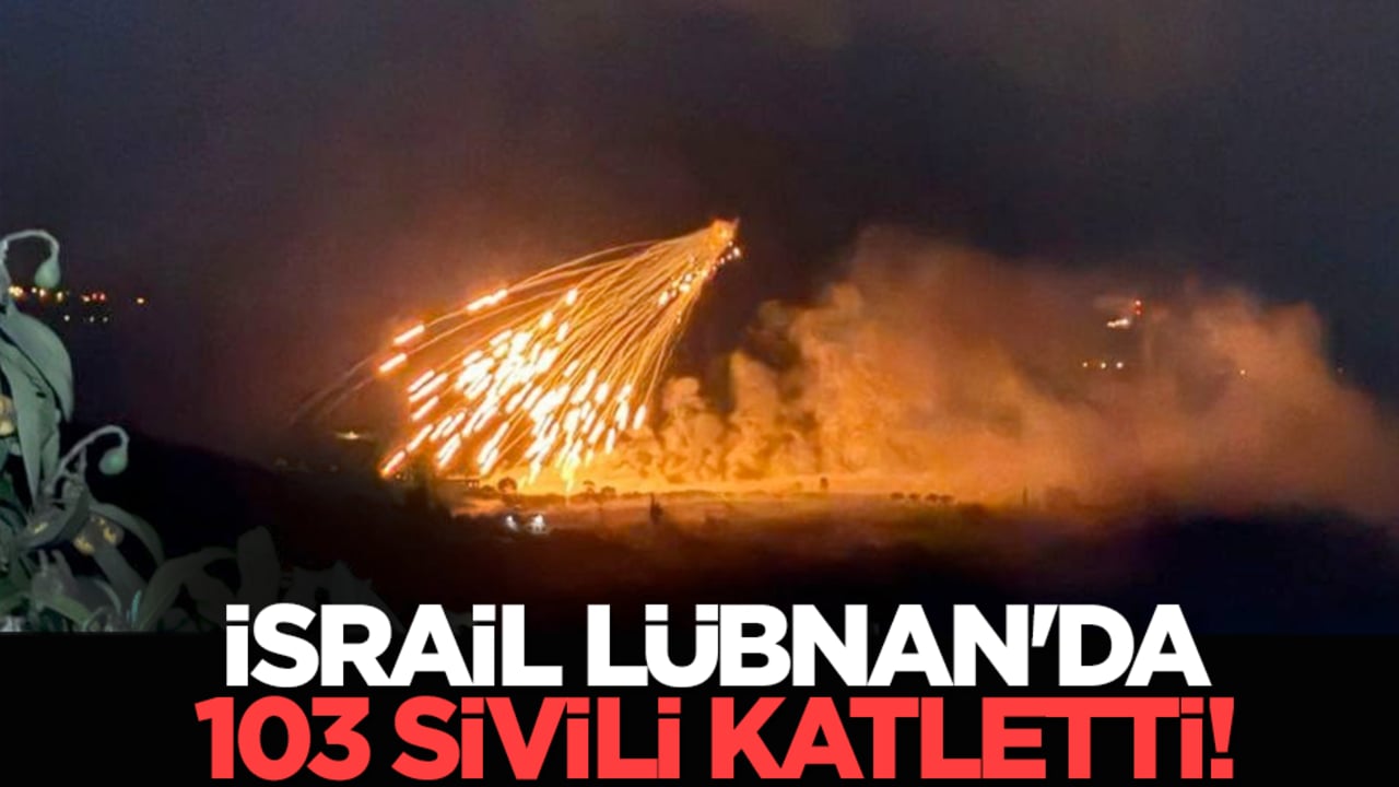 İsrail Lübnan'da 103 sivili katletti!