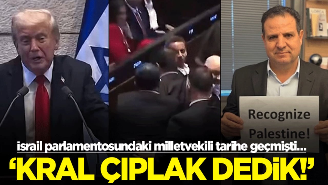 İsrail parlamentosundaki milletvekili tarihe geçmişti… ‘Kral çıplak dedik!’