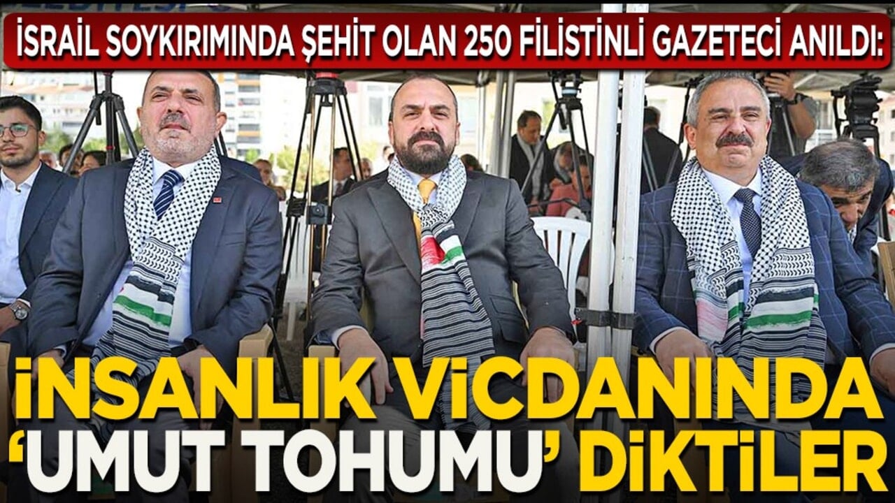 İsrail soykırımında şehit olan 250 Filistinli gazeteci anıldı: İnsanlık vicdanında ‘umut tohumu’ diktiler