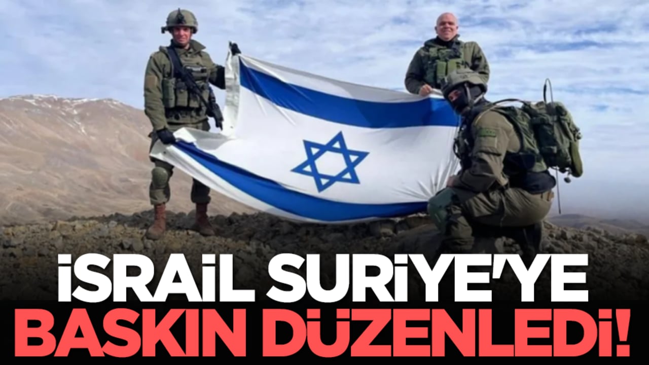 İsrail Suriye'ye baskın düzenledi!