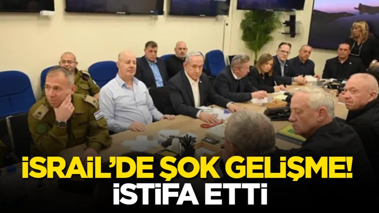 İsrail’de şok gelişme! Netanyahu’nun sağ kolu istifa etti