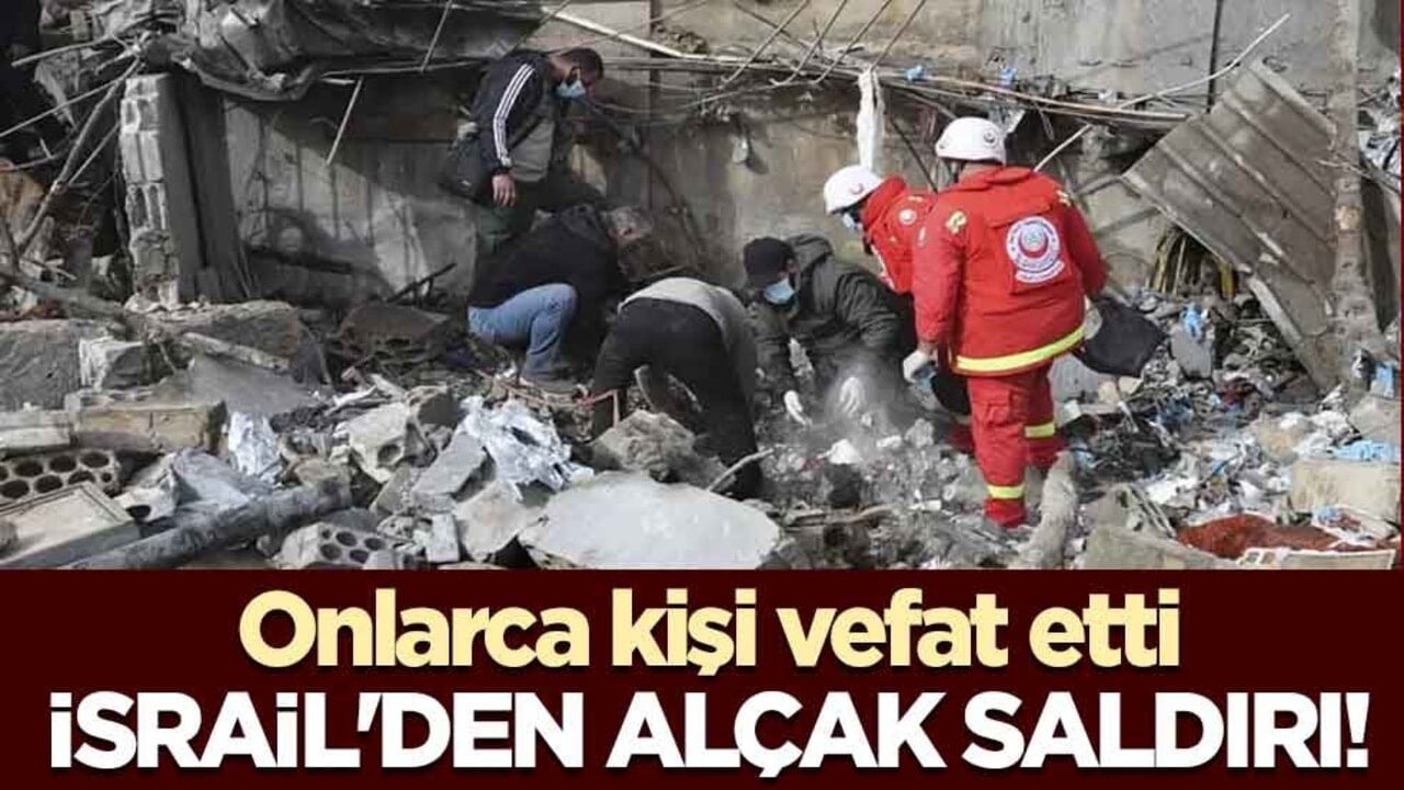 İsrail'den alçak saldırı! Onlarca kişi vefat etti