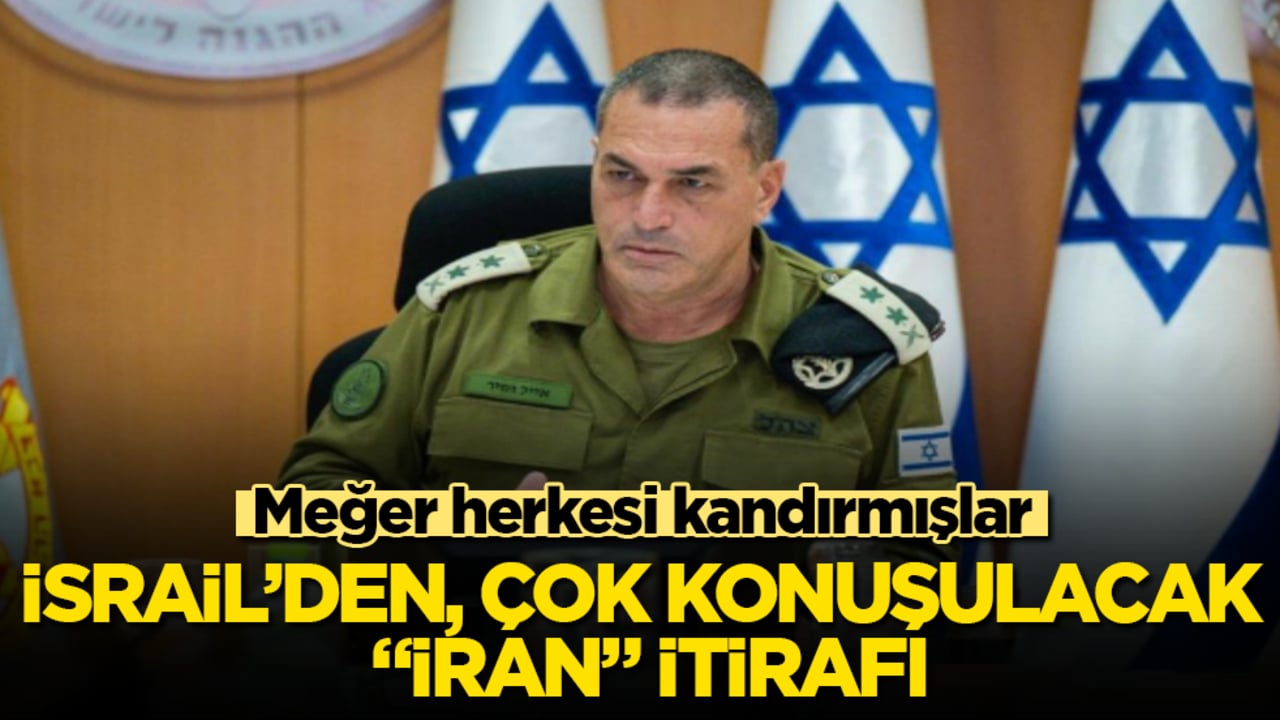 İsrail’den, çok konuşulacak "İran" itirafı! Meğer herkesi kandırmışlar