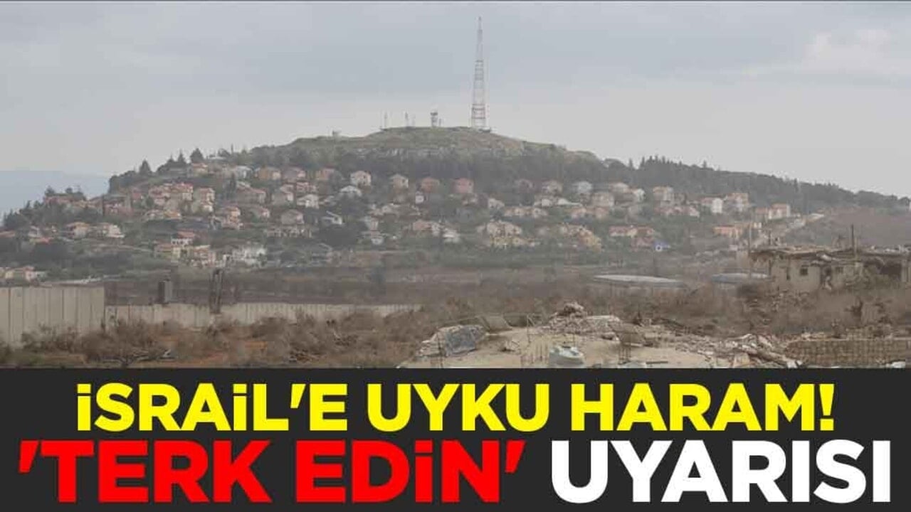 İsrail'e uyku haram! 'Terk edin' çağrısı