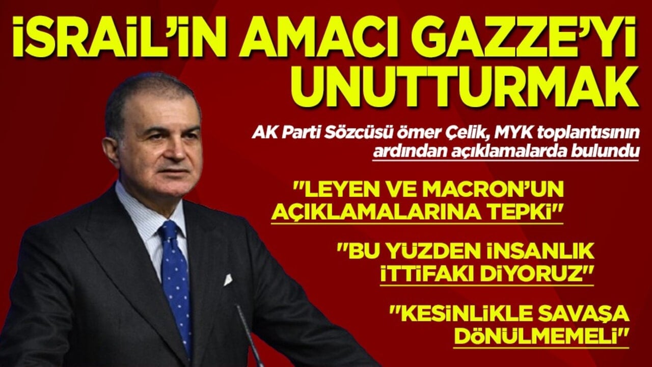 İsrail'in amacı Gazze'yi unutturmak